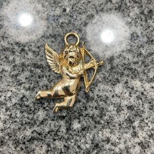 Cupid necklace charm
